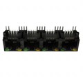 RJHSE508104 - CONN MOD JACK 8P8C R/A UNSHLD