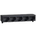 5557563-1 - CONN MOD JACK 8P8C R/A UNSHLD