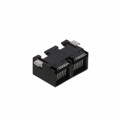0438410005 - CONN MOD JACK 6P6C R/A UNSHLD