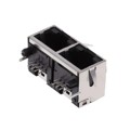 RJE392881400 - RA, 8P8C, TWO PORT, WITH SHIELD,