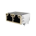 SS-74810-004 - CONN MOD JACK 2PORT W/LED