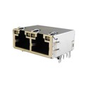 SS-74810-002 - CONN MOD JACK 2PORT W/LED
