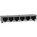 558504-1 - CONN MOD JACK 8P8C R/A SHIELDED