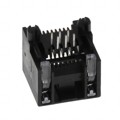 0438600008 - CONN MOD JACK 6P6C R/A UNSHLD
