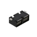 0438410003 - CONN MOD JACK 8P8C R/A UNSHLD