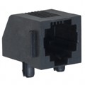 555077-2 - CONN MOD JACK 6P4C R/A UNSHLD