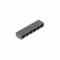 0432238158 - CONN MOD JACK 8P8C R/A UNSHLD