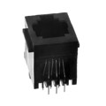 PJ012-6P6C1-F - CONN MOD JACK 6P6C VERT UNSHLD