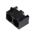 RJE01J6002 - CONN MOD JACK 6P6C R/A UNSHLD