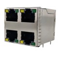 RJE4W4887441 - 8P8C, RA, CAT5E, STACKED 2X2, WI