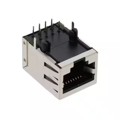 MTJ-88GX1-FSD-PG6 - RJ45 MODULAR JACK, SHIELDED, DIP