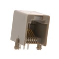 0520186646 - CONN MOD JACK 6P6C R/A UNSHLD