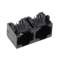 RJE392880400 - RA, 8P8C, TWO PORT, NO SHIELD, N