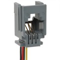 TM1RV-623P64-35S-150M - CONN MOD JACK 6P4C UNSHIELDED