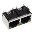 RJE392886410 - RA, 8P8C, TWO PORT, WITH SHIELD,