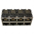 RJSAE538008 - CONN MOD JACK 8P8C R/A SHIELDED