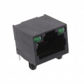 MTJ-88ARX1-LD - RJ45 MODULAR JACK, DIP, SIDE ENT