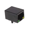 MTJ-88TX1-LH - RJ45 MODULAR JACK, DIP, SIDE ENT