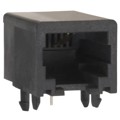 0432026107 - CONN MOD JACK 6P2C R/A UNSHLD