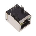 MTJ-88TX1-FSD-LH - RJ45 MODULAR JACK, SHIELDED, DIP