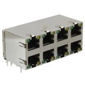 6339082-3 - CONN MOD JACK 8P8C R/A SHIELDED