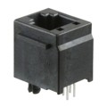 0955222647 - CONN MOD JACK 6P4C VERT UNSHLD