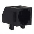 555163-2 - CONN MOD JACK 6P4C R/A UNSHLD