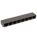 0432238176 - CONN MOD JACK 8P8C R/A UNSHLD