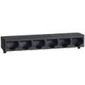 5558501-1 - CONN MOD JACK 8P8C R/A UNSHLD