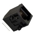 GDLX-SMT-N-88 - SMT MODJACK, RT< 8P8C BLACK ROHS