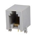 GLX-N-44-50 - MODJACK LOW/PROF RT< 4P4C GREY 5