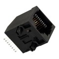 GDLX-SMT-N-88-50 - SMT MODJACK, RT< 8P8C BLACK 50U