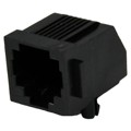 GDLX-A-64-50 - MODJACK LOW/PROF RT< 6P4C P/S BL