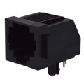 GDLX-A-66-50 - MODJK LOW/PROF RT< 6P6C P/S BLK
