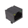 MTJ-88ARX1-LG - RJ45 MODULAR JACK, DIP, SIDE ENT