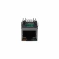 MTJ-88TUX1-FS2-PG2T-L5-C5E-HT - RJ45 1X1,TAB UP,CAT 5E,WITH LED