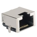 GMJXHT-MM-S-88-TR - 8P8C MOD JACK, MIDMOUNT, SHIELDE