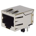 GLX-N-88M-BLK - MODJACK LOW/PROF RT< 8P8C BLK RO