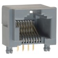TM5RJ-88(50) - CONN MOD JACK 8P8C R/A UNSHLD
