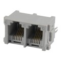 GPX-2-64 - GANGJACK-2PORT-PERPEND-6P4C GREY