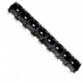 RJHSE508B08 - CONN MOD JACK 8P8C R/A UNSHLD