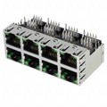 6368062-1 - CONN MOD JACK 8P8C R/A SHIELDED