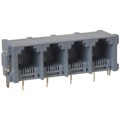 TM2REA-2408 - CONN MOD JACK 6P2C R/A UNSHLD