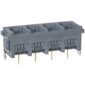 TM2RE-2408 - CONN MOD JACK 6P2C VERT UNSHLD