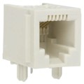 RJ11-4L-B - CONN MOD JACK 6P4C R/A UNSHLD