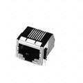 555153-6 - CONN MOD JACK 8P8C R/A SHIELDED
