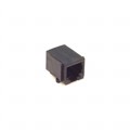 SS-6866B-FLS-C40 - CONN MOD JACK 6P6C R/A SHIELDED