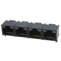 406536-7 - CONN MOD JACK 8P8C R/A UNSHLD