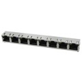 406967-3 - CONN MOD JACK 8P8C R/A SHIELDED