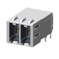 10133575-001LF - MODJACK SLIMLINE 1X2 PORT 8POS